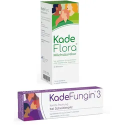 Kadeflora Milchsäurekur + Kadefungin 3 Kombipackung Set 1 Sparset