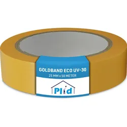 Plid, Klebeband, Goldband Malerkrepp Wasserabweisend- Malerklebeband Nassfest, 36 Rollen (25 mm)