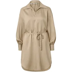 Tchibo - Longbluse aus Leinenmix - Damen - Gr. 38 - beige