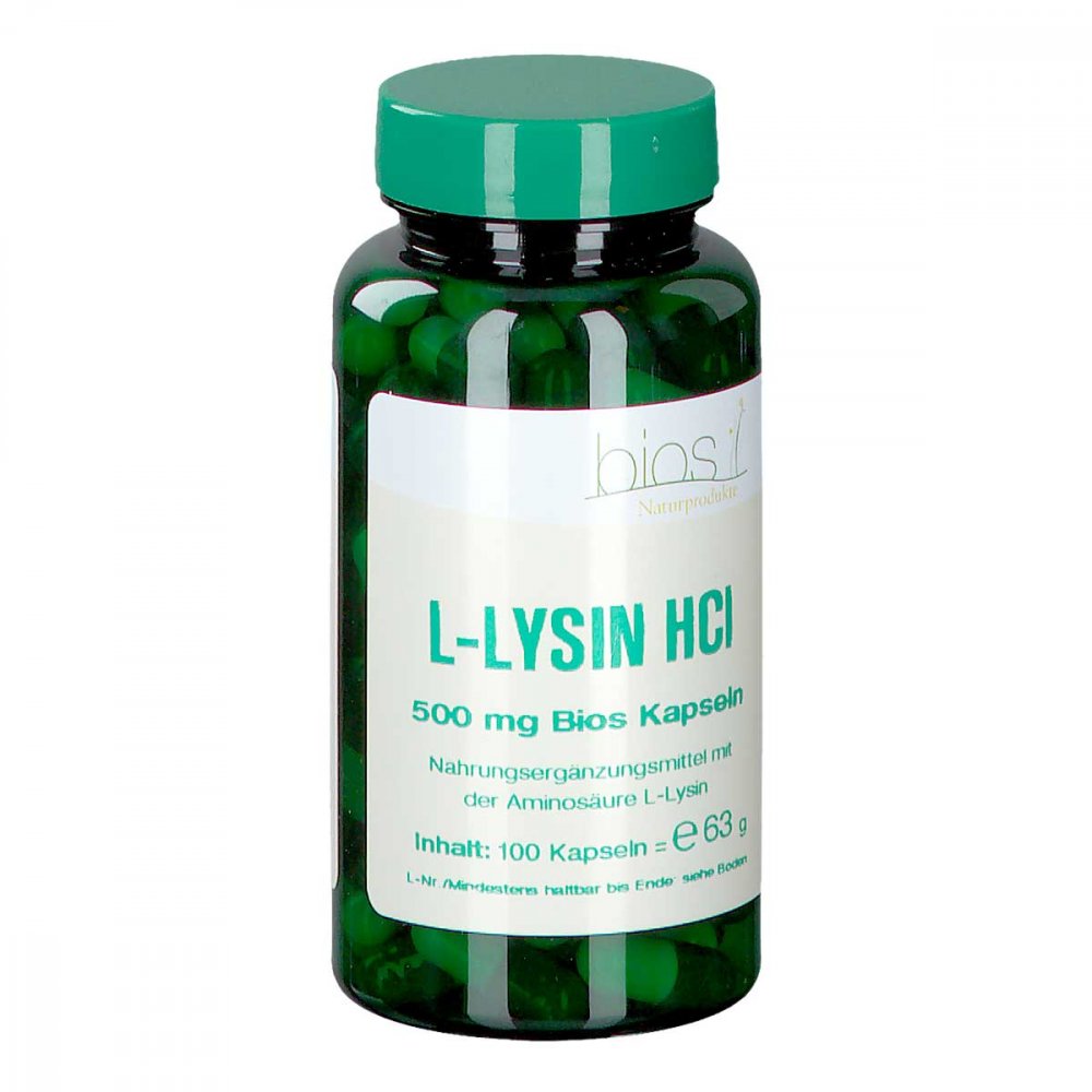Bios Medical Services L-lysin Hcl 500 mg Bios Kapseln 04802417