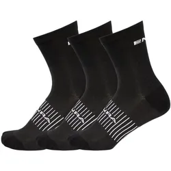 ENDURA Socken Coolmax Race 3er-Pack | schwarz