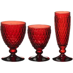 WEIN- & SEKTGLÄSER Boston Coloured Rot 12er Set