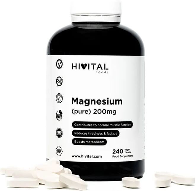 Hivital Foods Magnesium 200 mg 240 Tabs