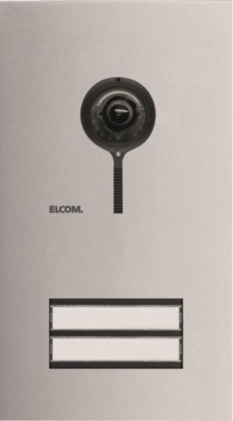 ELCOM Türstation Video 2/1 2D REQ502Y Edelstahl ONE
