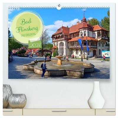 Bad Flinsberg und Umgebung (hochwertiger Premium Wandkalender 2027 DIN A2 quer), Kunstdruck in Hochglanz