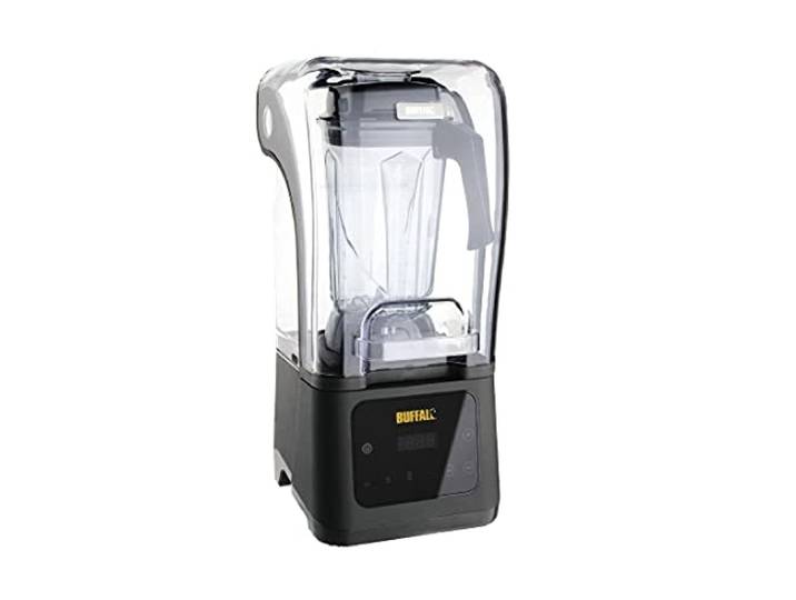 Buffalo 1,68 kW Leistungsstarker professioneller digitaler Stabmixer mit Schallschutzgehäuse 2,5 Liter, Langlebiger Edelstahl und Kunststoff, Timer- und Impulsfunktionen, CY141