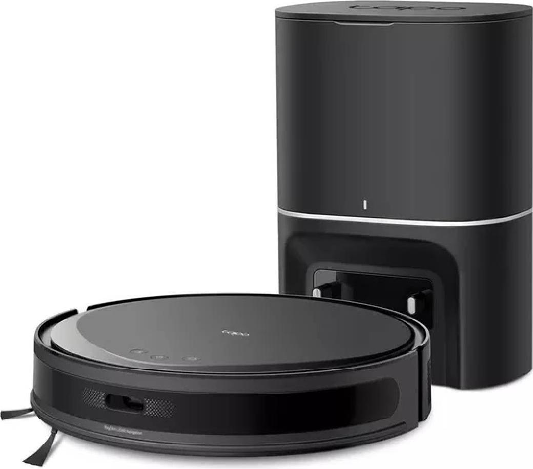 TP-Link Tapo RV20 Max Plus, Beutellos, Schwarz, Rund, Staubbeutel, Ladend, Purification, 55 dB