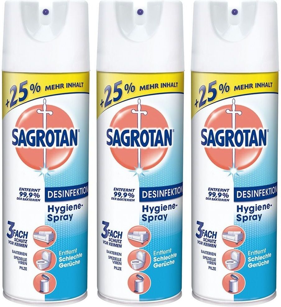 Sagrotan Hygiene-Spray x3 3x500 ml Spray