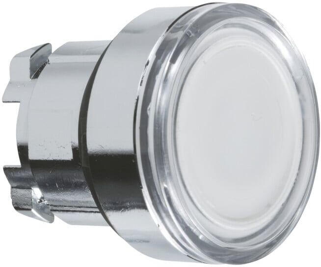 Schneider Electric Bouton-poussoir lumineux ZB4BW31 blanc BA9S (ZB4BW31)
