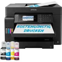 Epson EcoTank ET-16605 (Tintentank, Farbe), Drucker, Schwarz