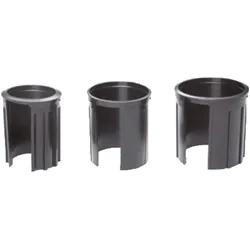 Doppler Granitsockel-Reduzierringe für Schirmstock Ø 52, 48, 40 mm,schwarz,