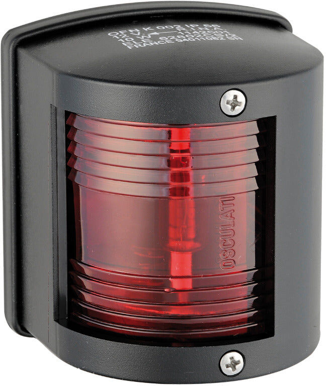OSCULATI Fanale U77 rosso/nero