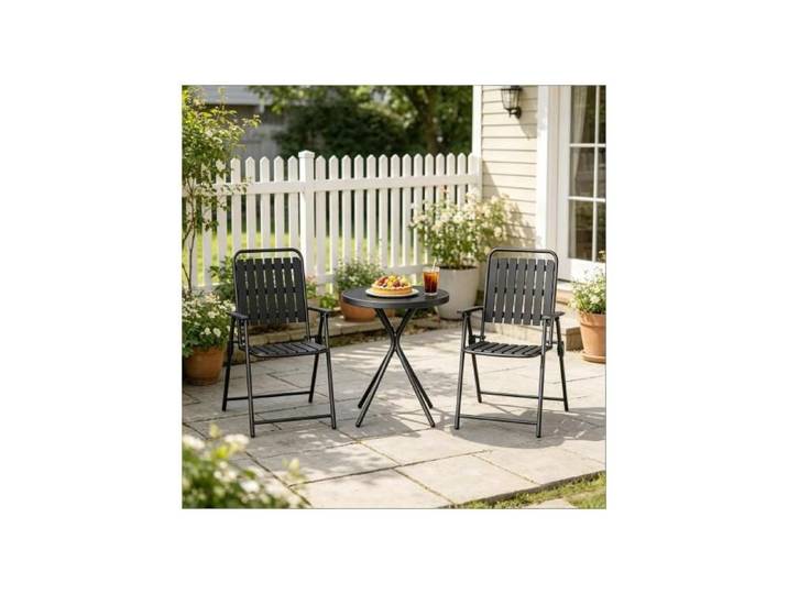 Ensemble extérieur 3 pièces salon détente modulable pour terrasse et balcon