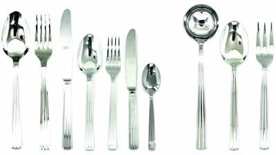 Mepra Sole Flatware Set - 45 Pieces - Stainless Steel