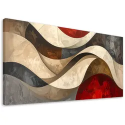 LEINWANDBILD 3D und geometrisch 80x40cm