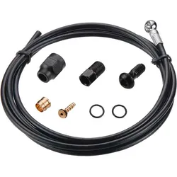 Tektro Bremsleitungs-Kit 2000 mm schwarz Ø 5,5, Banjo Anschluss