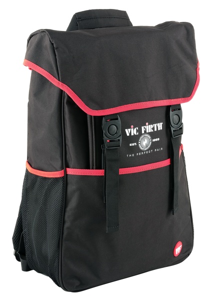 Vic Firth ProtegÃ© Stick Bag Backpack nero e rosso