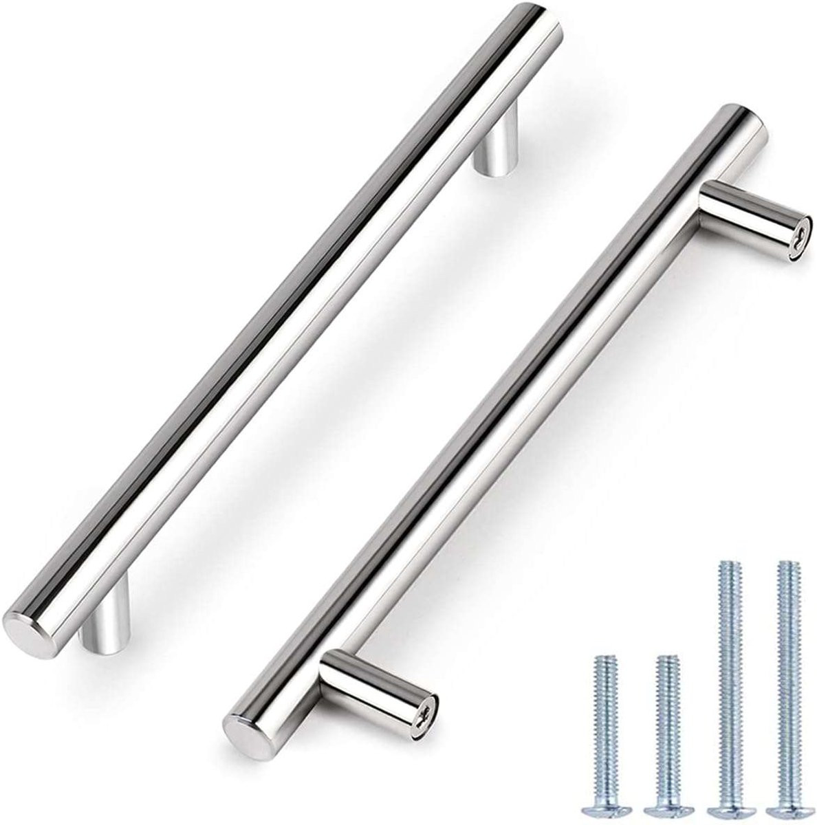 CE Meubelgreep Reling - Roestvrijstaal - Zilver - 256 mm