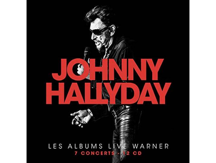 Johnny Hallyday-Les albums Live Warner