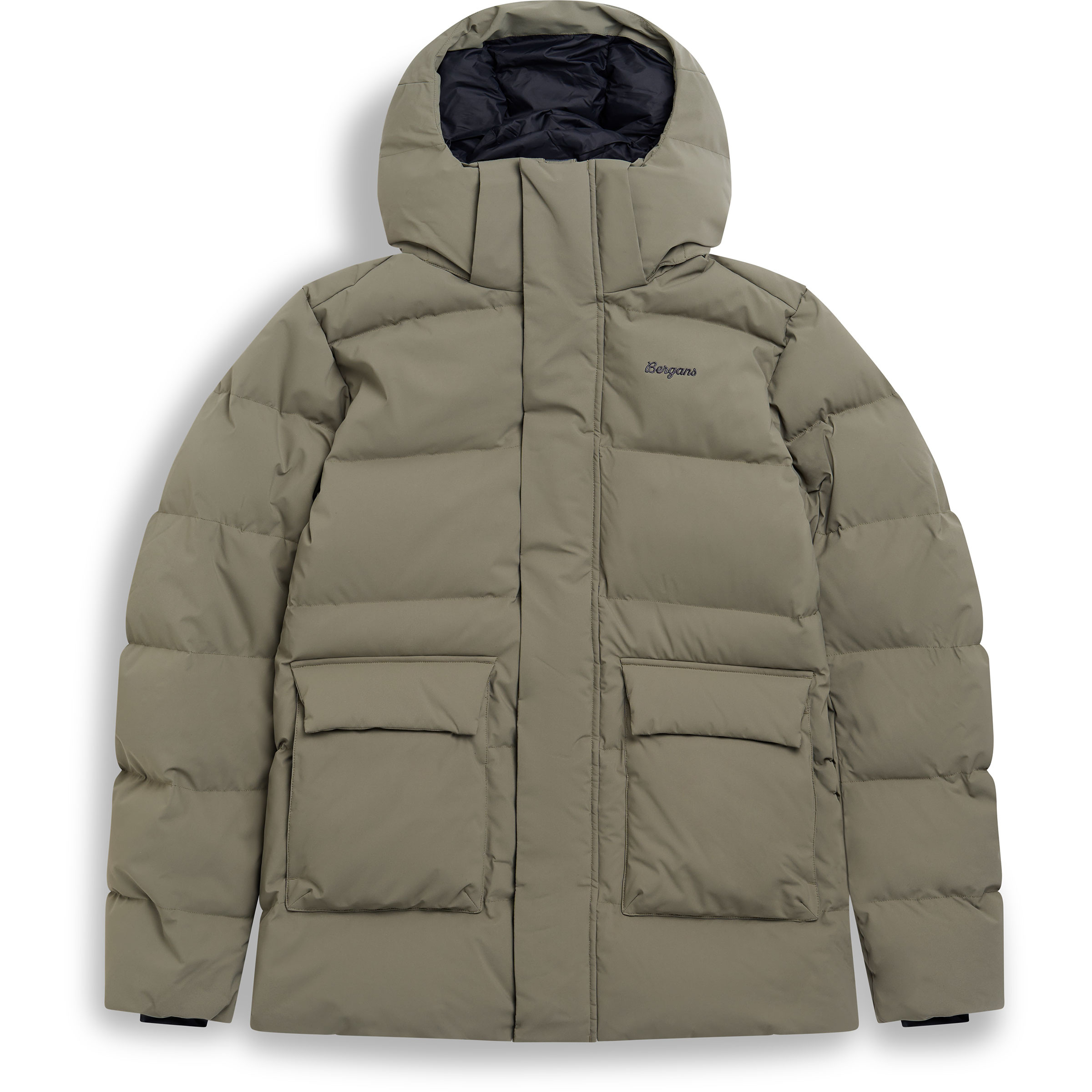 Bergans Dyna Down Parka Herren Winterjacke gruen Größe L Lifestyle Widerstandsfähig Wasserabweisend