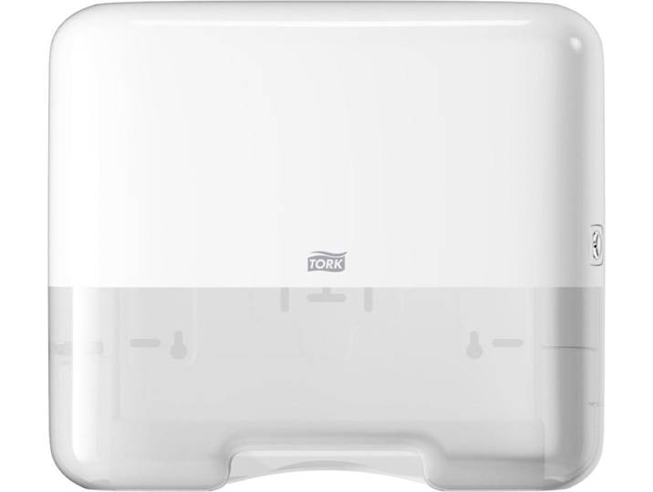 Tork 553100 Dispenser handdoekdispenser z/c-vouw mini wit voor H3 (553100)