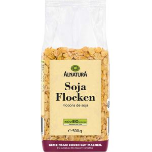 Alnatura Cornflakes Sojaflocken, 500 g, BIO, laktosefrei & vegan, aus Soja