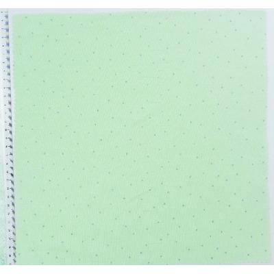 Stoff Mint, Punkte Metallic 50 x 140 cm
