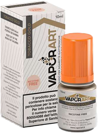 VaporArt Tobacco Gold Liquido Pronto 10ml Tabacco Secco