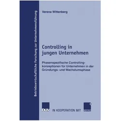 Controlling in jungen Unternehmen, Fachbücher von Verena Wittenberg