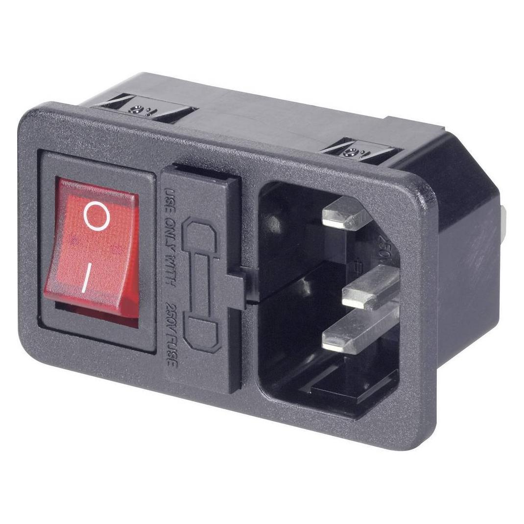 Kaltgeräte-Einbaustecker (501638)