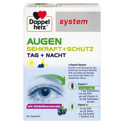 Doppelherz Augen Sehkraft+Schutz system Kapseln 60 St