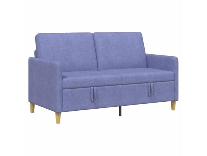 hliofuir 2-Sitzer Sofa mit Stauraum Jeansblau 152x78x87 cm Kompakte 2er Couch mit hochklappbarer Sitzfläche für extra Stauraum, geeignet für kleines Wohnzimmer und Appartement.
