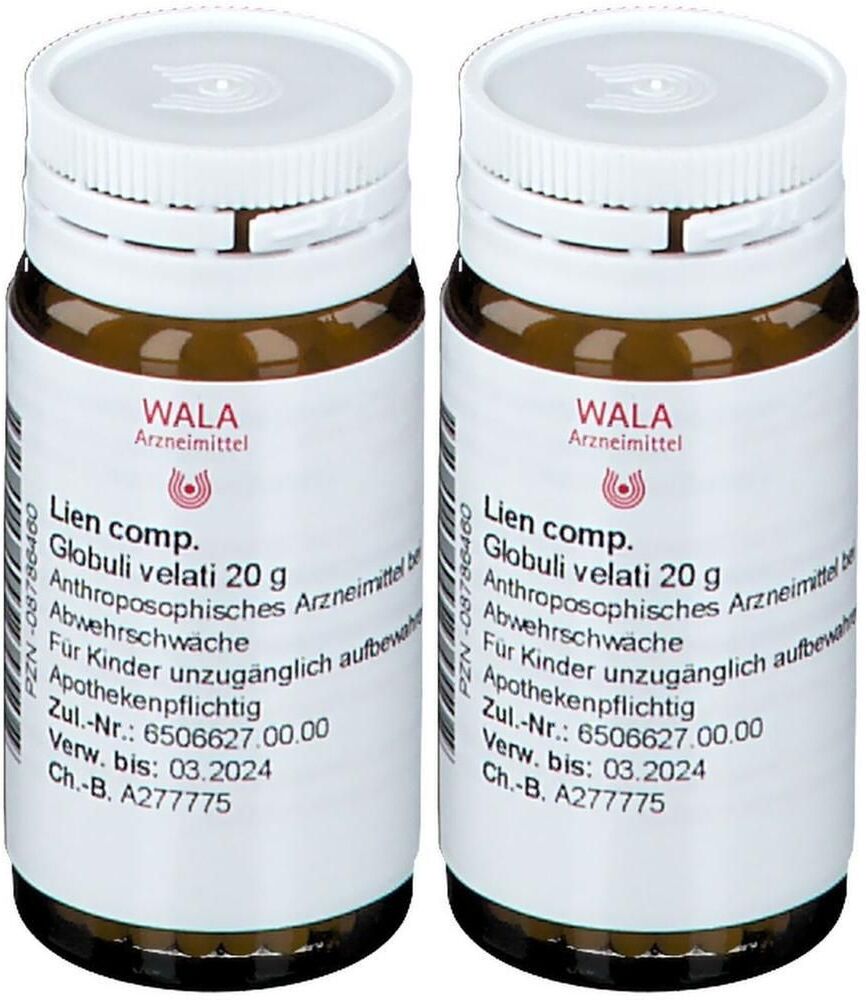 WALA Lien COMP.Globuli 2x 2x20 g Globuli