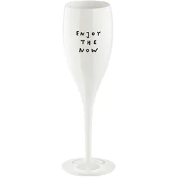 Koziol Cheers No. 1 Enjoy The Now Sektglas aus Thermoplastik 100 ml