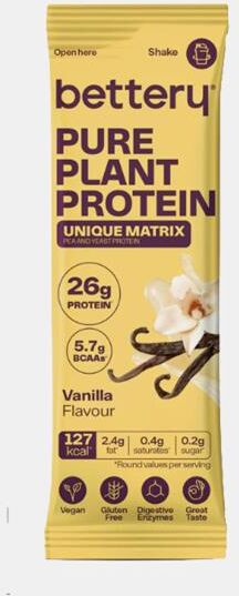 BETTERY PURE PLANT PROTEIN SAQUETA BAUNILHA 32g