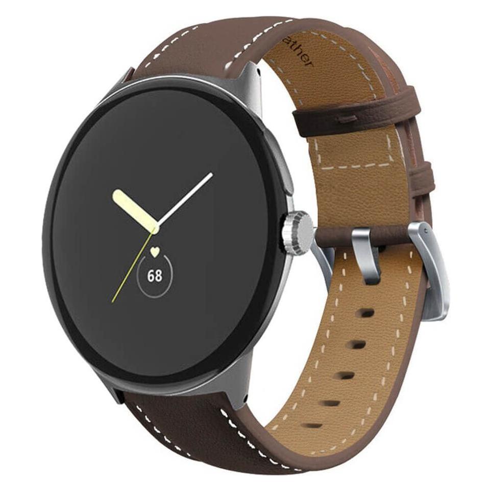 Cover-Discount Google Pixel Watch - Lederarmband braun (Echtleder) (680604949D)