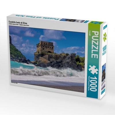 CALVENDO Puzzle Castello Isola di Dino | 1000 Teile Lege-Größe 64x48cm Foto-Puzzle für glückliche Stunden