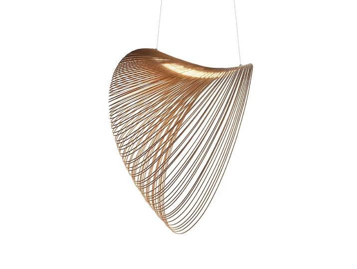 Luceplan Suspension Illan birch, ø100cm