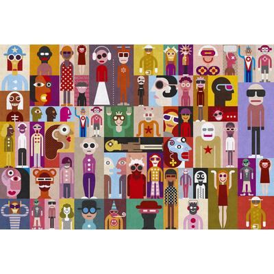 Fototapete LIVING WALLS "Walls by Patel Come As You Are 2", beige (bunt), B:4m L:2,7m, Vlies, Tapeten, Vlies, Wand, Schräge
