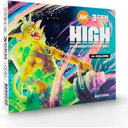 AK Interactive Set de Peinture - High Pigmentation (14 Colors)