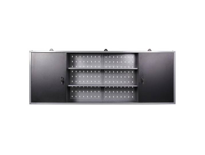 Werkzeugschrank B: 160 cm Anthrazit/Grau