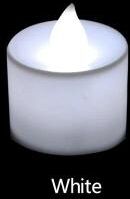 Inspired Living 5 Or 10 Piece LED Tea Lights Flameless Battery Operated Candles Multicolor Party Decor white 10pcs