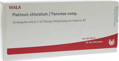 WALA Heilmittel GmbH PLATINUM CHLORATUM/PANCREAS comp.Ampullen 10X1 ml 01751932