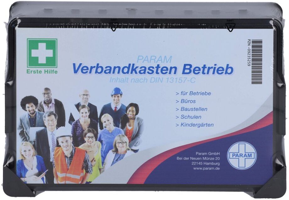 Verbandkasten Betrieb 13157-c mit Halterung Param 1stk