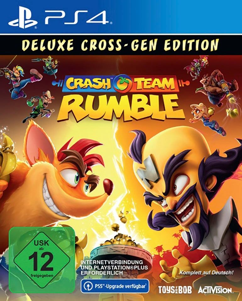 ACTIVISION BLIZZARD Spielesoftware "Crash Team Rumble - Deluxe Edition", bunt (weiß, neutral), PlayStation 4, Spielesoftware, Spielesoftware