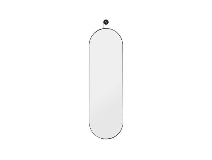 Ferm Living Miroir ovale Poise noir