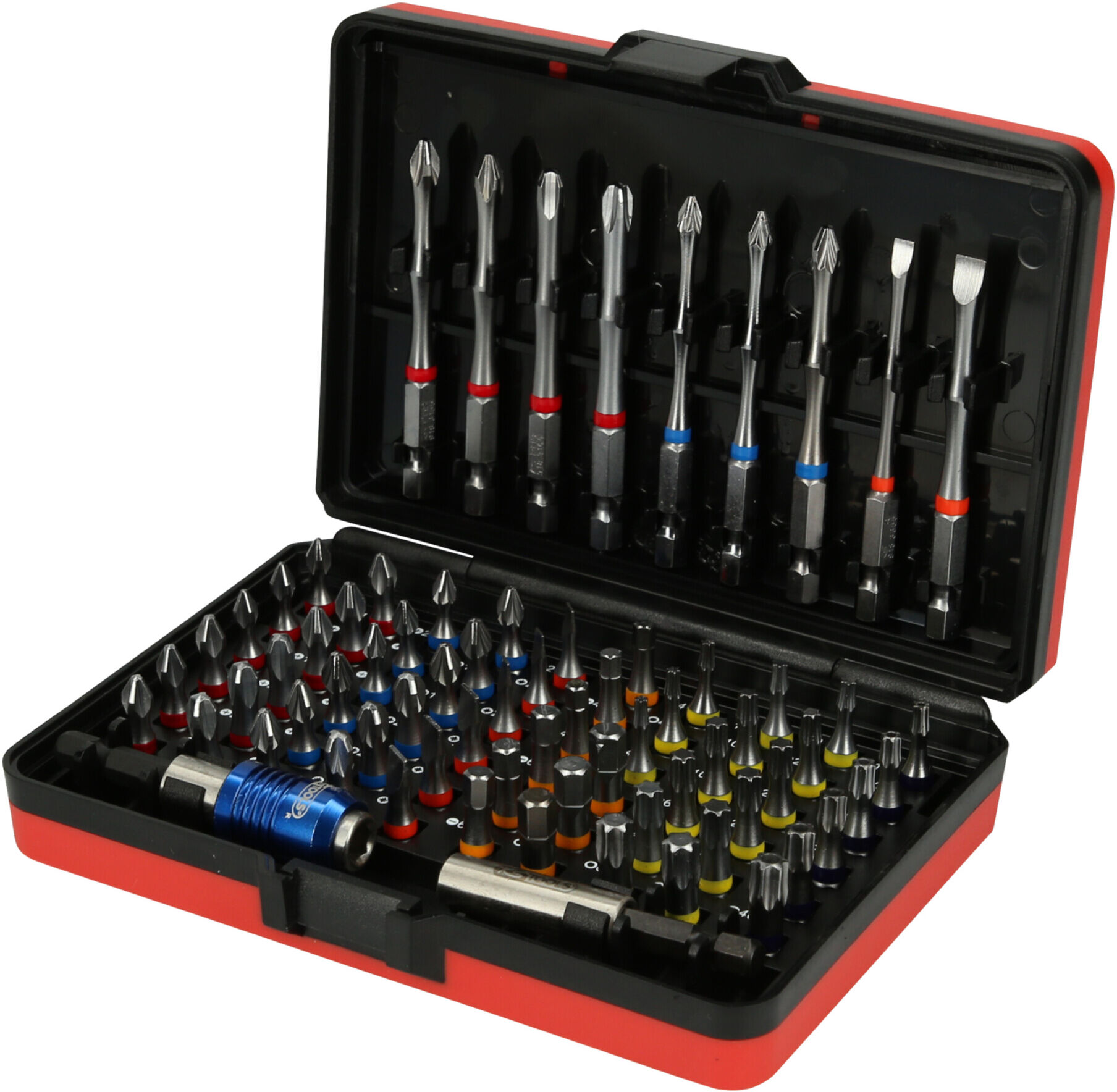 KS Tools 1/4" TORSIONpower Bit-Box, 71-tlg. (918.3070)