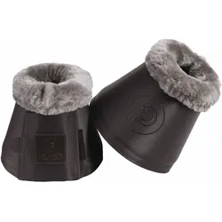 Eskadron Pferde Sprungglocken Softslate Faux Fur teak brown Platinum 2024, Größe: S