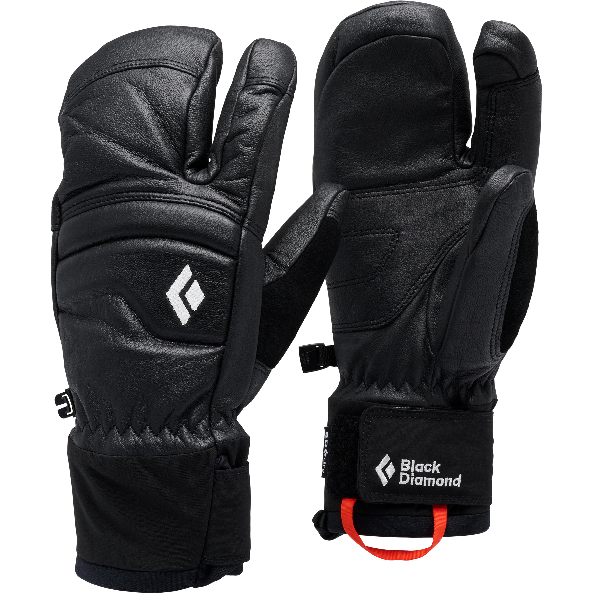 Black Diamond Spark Finger Damen Skihandschuhe schwarz Größe L Trekking Winddicht Primaloft