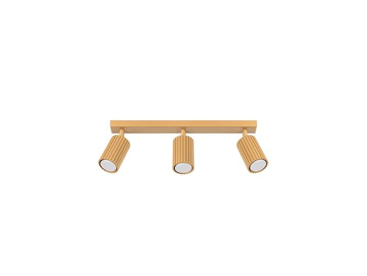 Design Deckenlampe „Karbon“ 3-flammig Gold Sollux Lighting